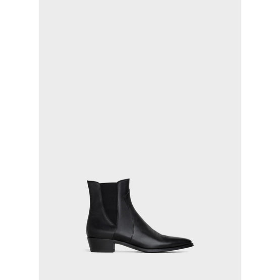 Men Western Chelsea Boot 40 - Black