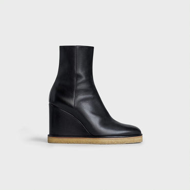 Wedge Ankle Boot 80 - Black