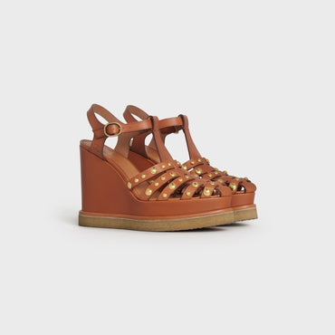 Wedge Sandal 80 - Tan