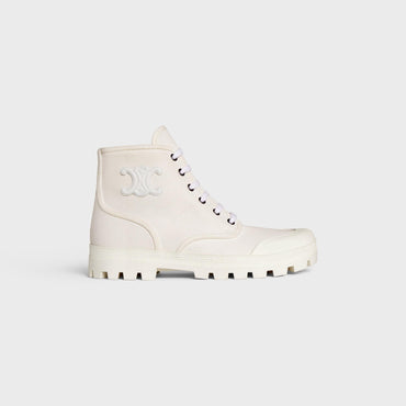 Lace Up Boot 20 - White