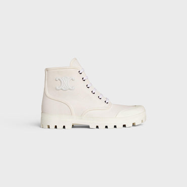 Lace Up Boot 20 - White