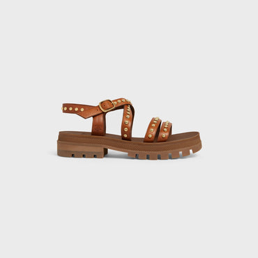 Chunky Studded Sandal 45 - Tan