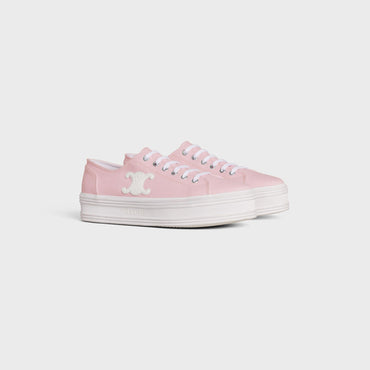 Low Lace-Up Sneaker W/Triomph - Light Pink