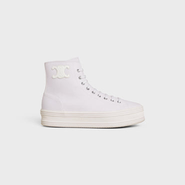 High Lace-Up Sneaker W/Triomp - Optic White