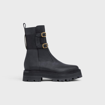 Buckled Medium Boot 45 - Black