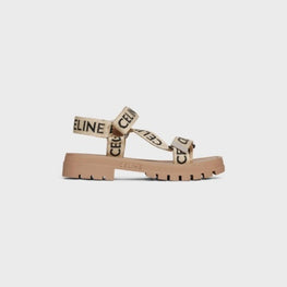 Men Strappy Sandal 40 - Sand/Black