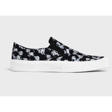 Celine Elliot Flat Slip on 05 Sneakers - Black/White