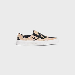 Men Flat Slip On 05 - Beige/Black