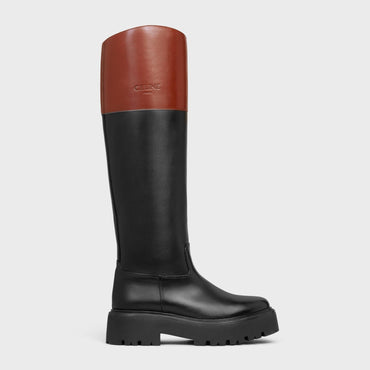 Bulky High Boot 45 - Black/Brown