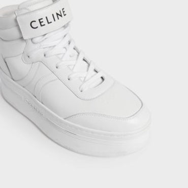 Mid Lace-Up Sneaker W/Scratch - Optic White
