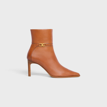 Celine Verneuil Ankle Boot W/ Triomphe 80 Calfskin - Honey