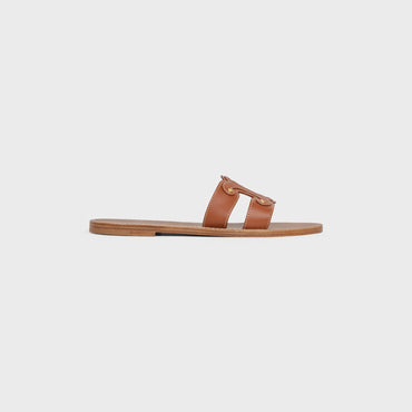 Celine Triomphe Mule 5 Calfskin - Tan