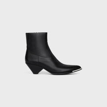 Zipped Boot W/Metal Toe 60 - Black