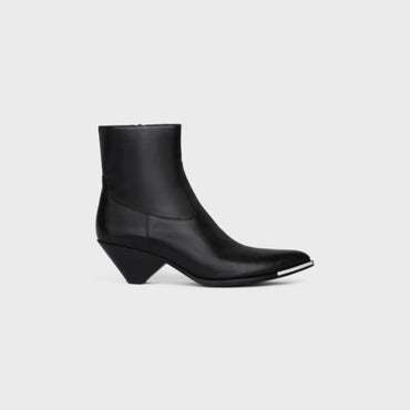 Zipped Boot W/Metal Toe 60 - Black