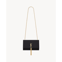 Medium Kate Tassel Chain Bag - Nero