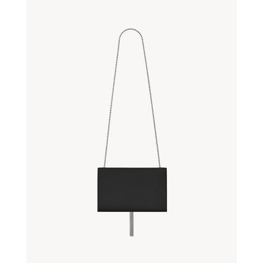 Medium Kate Tassel Chain Bag - Nero