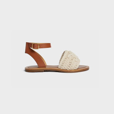Sandal 15 - Ecru/Tan