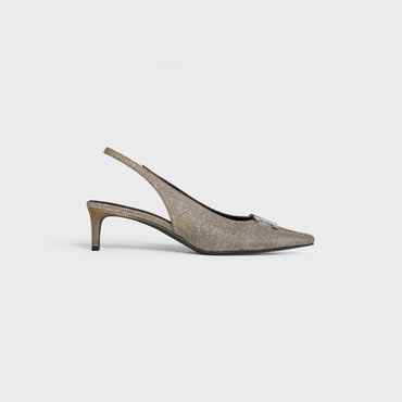 Triomphe Slingback 75 - Gold/Silver