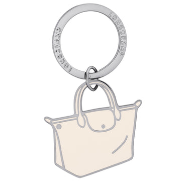 Le Pliage  Key rings - Ecru