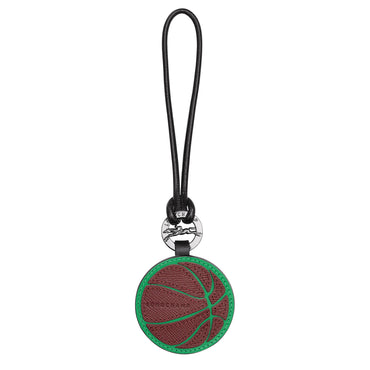 Long-Dribble  Key ring - Green/Burgundy
