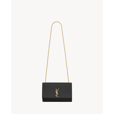 YSL BO MNG KATE M GRAIN DE POU - NERO/GOLD