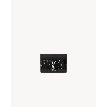 Credit Card Case - Nero/Argento