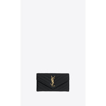 Large Flap Wallet - Nero