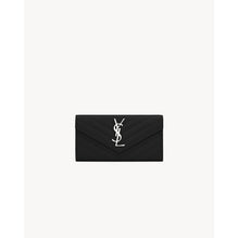 Large Flap Wallet - Nero