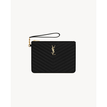 YSL POUCH MONOGRAMM NEW JOLIE - NERO/GOLD