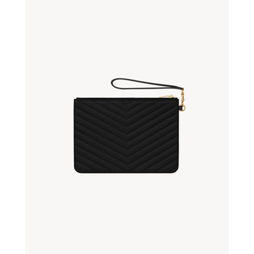 YSL POUCH MONOGRAMM NEW JOLIE - NERO/GOLD