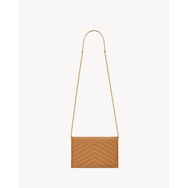 Envelope Chain Wallet - Natural Dark