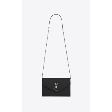 Envelope Chain Wallet - Nero