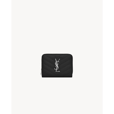 YSL PFD(184Y)MONO GRAIN DE POU - NERO/SILVER