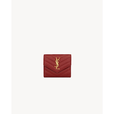 Compact Tri-Fold Wallet - Opyum Red
