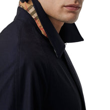 The Camden Car Coat - Blue Carbon
