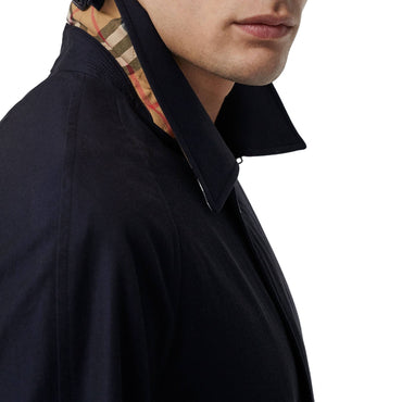The Camden Car Coat - Blue Carbon