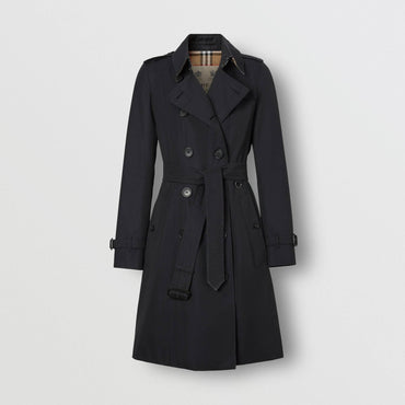 The Mid-length Chelsea Heritage Trench Coat - Midnight