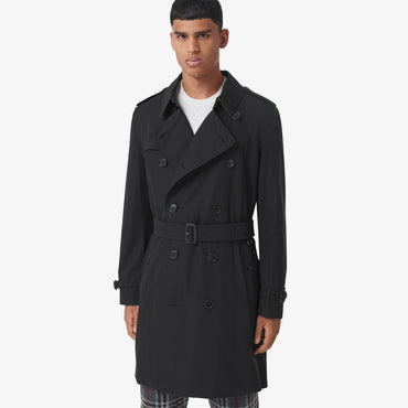 The Mid-length Kensington Heritage Trench Coat - Black