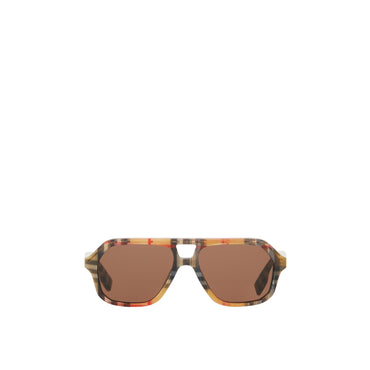 Check Pilot Sunglasses - Antique Yellow