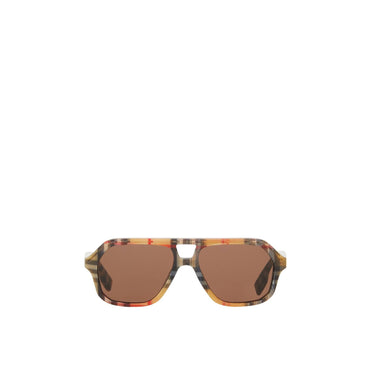Check Pilot Sunglasses - Antique Yellow