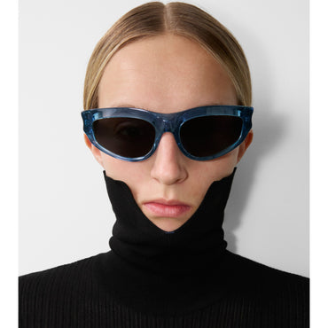 Classic Oval Sunglasses - Light Blue