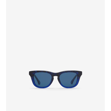 Check Square Sunglasses - Navy Blue IP Check