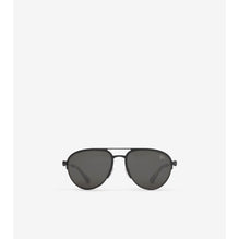 Shield Aviator Sunglasses - Black