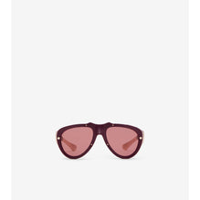 Shield Mask Sunglasses - Dark Red