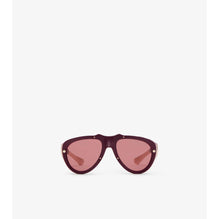 Shield Mask Sunglasses - Dark Red