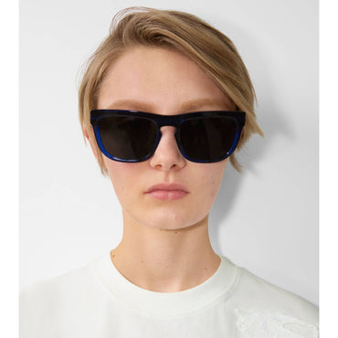 Arch Facet Sunglasses - Navy Blue IP Check