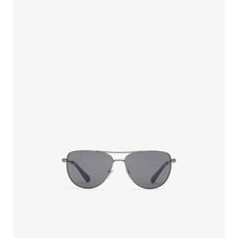 Metal Logo Square Sunglasses - Black
