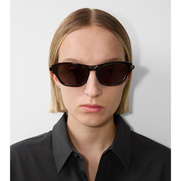Tubular Oval Sunglasses - Tortoiseshell