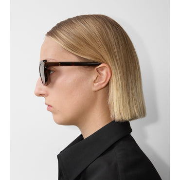 Tubular Oval Sunglasses - Tortoiseshell