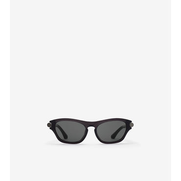 Tubular Oval Sunglasses - Black